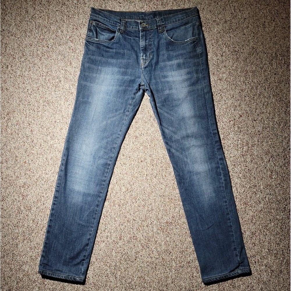 Arturo Calle Actitud Blue Jeans Men's Size 33" x 31" Medium Blue Stone Wash